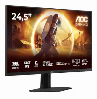 AOC 25G4SRE 25 inch FHD Gaming Monitor 310Hz, Fast IPS Panel, 1ms GtG, HDR400