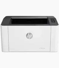HP 108W Laser Printer, White, 4ZB80A