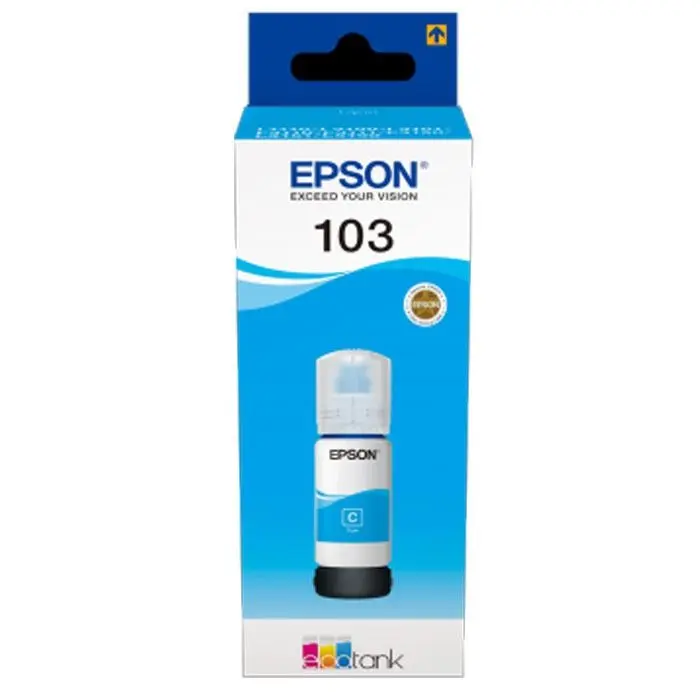 Epson 103 Ecotank 65ML Cyan Ink Bottle - C13T00S24A