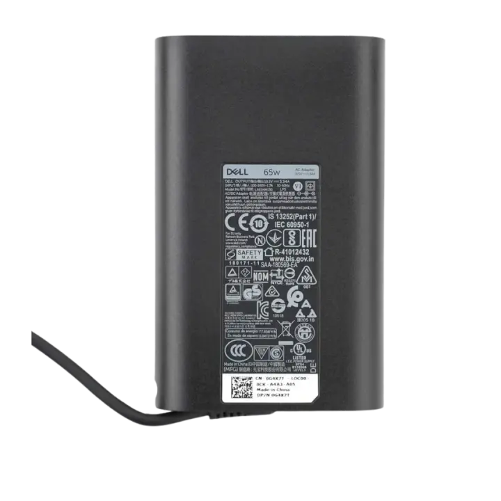 شاحن لاب توب ديل 65W, Dell USB-C Charger 20V 3.25A PD, LA65NM170
