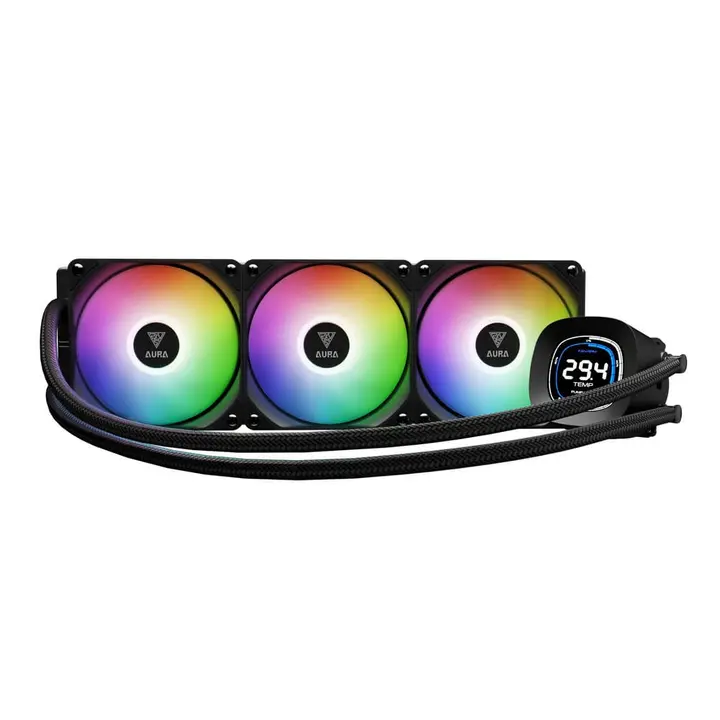 Gamdias Aura GL360 Digital ARGB Black Liquid CPU Cooler