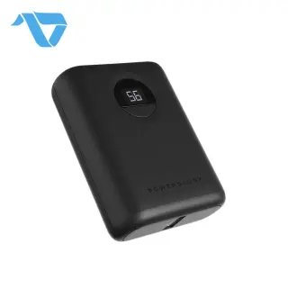 Powerology Ultra-Compact 10000 mAh Fast Charging Power Bank With Cable Type-C to Type-C