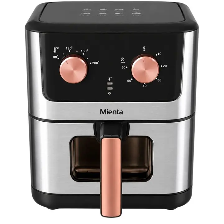 Mienta Air Fryer 5.5 Liter - 1500 Watt - Black*Silver - AFLV047S