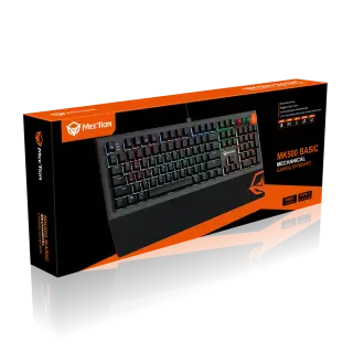 Meetion MK500 Colorful Adjustable Rainbow Backlight Mechanical Gaming Keyboard