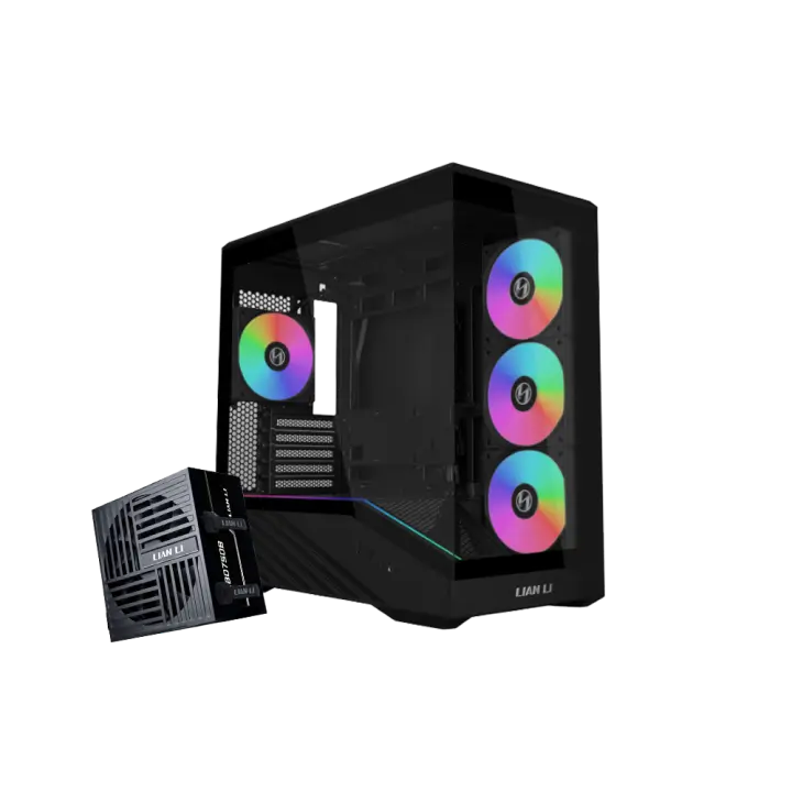 LIAN LI Vector V100R MINI & 750W BRONZE ATX 3.1