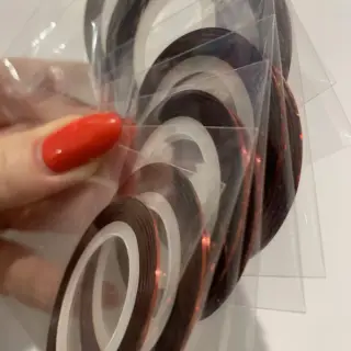 Decore Ribbon Glossy Red
