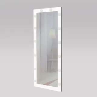 Hollywood white mirror M02114