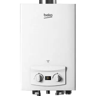 Beko Digital Gas Water Heater - 6L - White - BGWH 6LW