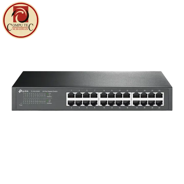 TP-Link TL-SG1024D 24 Port Gigabit Switch Unmanaged Energy Saving Plug and Play