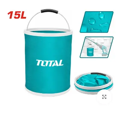 جردل سطل 15 لتر ضد المياه قابل للطي total tgtfb15