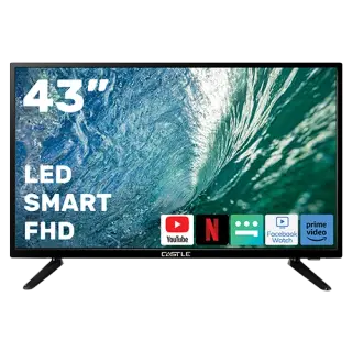 شاشة سمارت، 43 بوصة، LEDCM2543S ،LED ،FHD - اسود