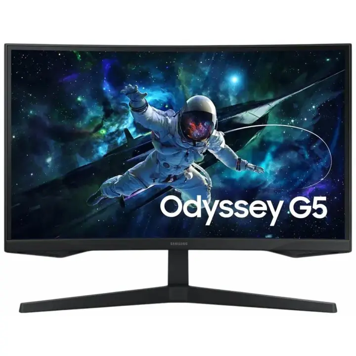 SAMSUNG Odyssey G5 G55C 27 Inch QHD LED Curved Monitor, 165Hz - LS27CG552EMXEG