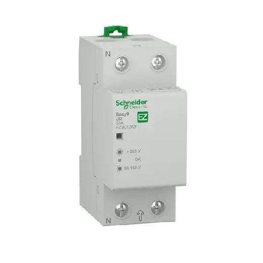 Schneider, Easy9 Over, Under Voltage protection device, 1Phase, 63amp