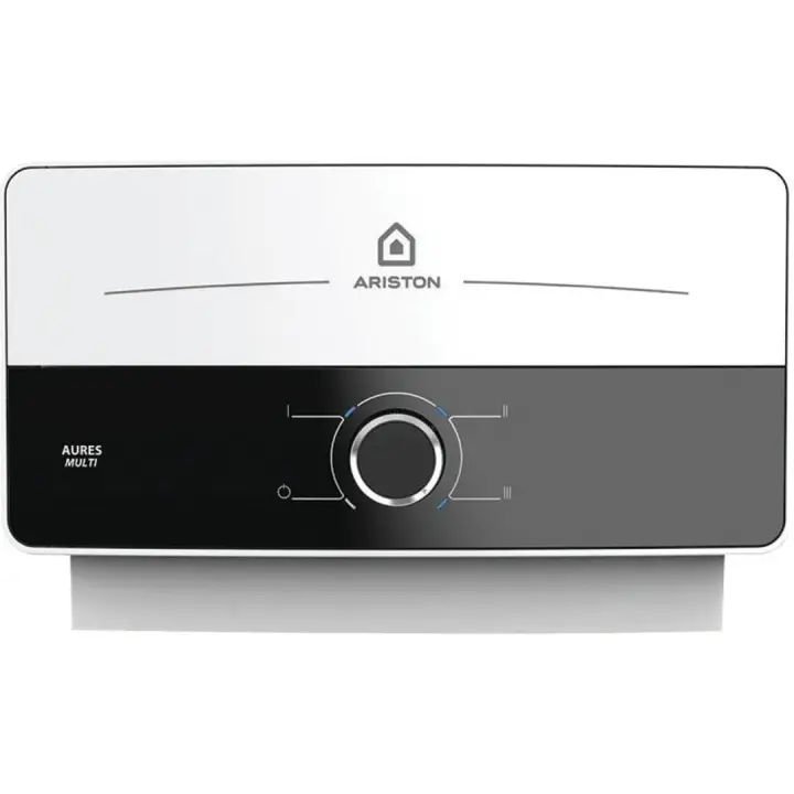 Ariston Instant Water Heater - 7.7 kW - Black/White - AURESM7EU