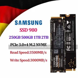 Samsung SSD 980 250GB 500GB 1TB 2TB NVMe PCIe M.2 2280 MLC Solid State Drive Lot