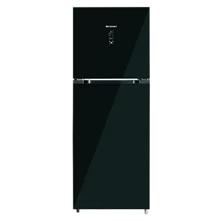 Unionaire Refrigerator Max Cool No-Frost 350 Liter , Black cabinet Glass Door- Inverter