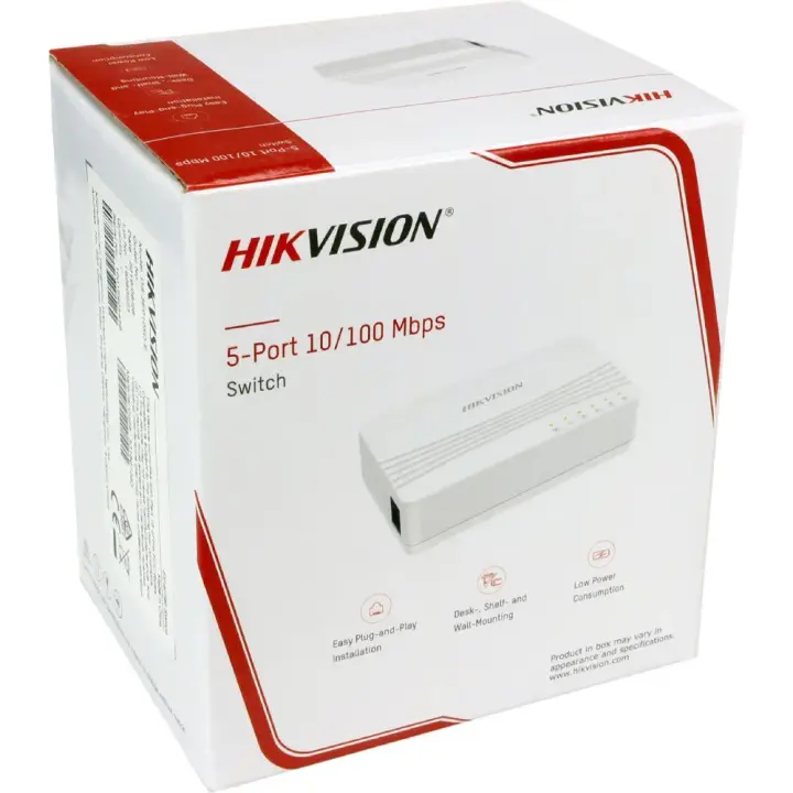 Switch Hikvision 5 Port DS-3E0105D-E