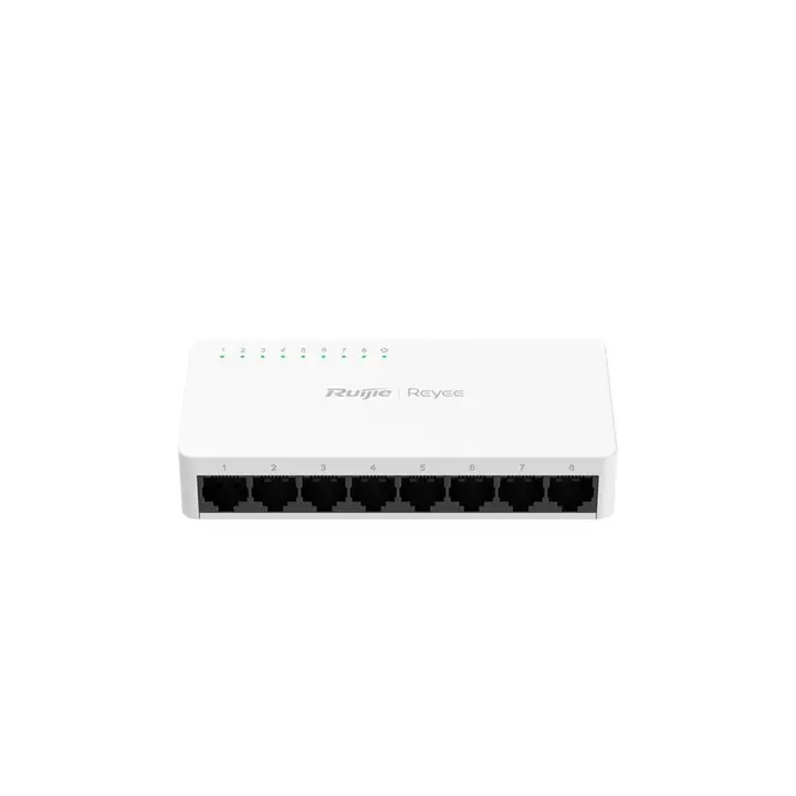 Ruijie Desktop Switch - 8-Port 10/100/1000 Mbps RG-ES08G