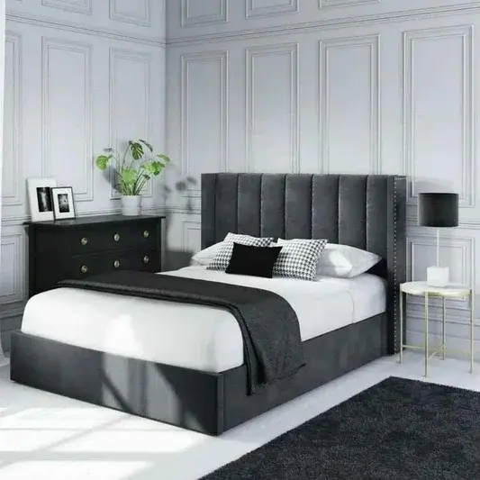 سرير، 120 سم،رمادى, bed4