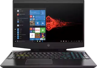 لاب توب اتش بي اومن 15-DH1065CI للألعاب، معالج Intel® Core™ i7-10750H، الجيل العاشر، رامات 16 جيجابايت، هارد 512 جيجابايت SSD + 1 تيرابايت HDD هارد، NVIDIA® GeForce RTX 2070 Max-Q-8GB، شاشة 15.6 بوصة FHD، ويندوز10، أسود