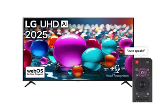 55 Inch LG UHD AI UA85 4K Smart TV AI Magic remote HDR10 WebOS25 2025