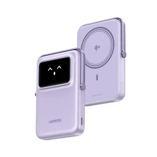 UGREEN PB746 Power Bank Robotic 10000mAh Pd 20W Magnetic With Stand - Purple