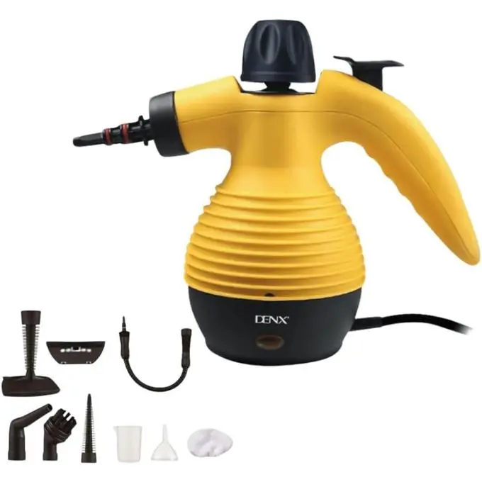 Denx Handheld Steam Cleaner , 1200 Watt , Black Yellow - DX2596