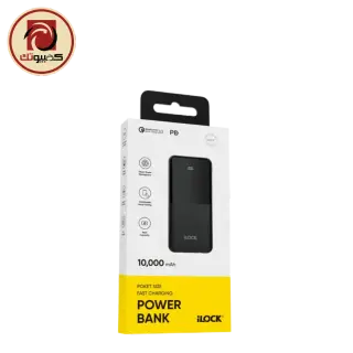 iLOCK 10,000mAh Fast Charging Power Bank, Dual Port Output with Digital LED Display