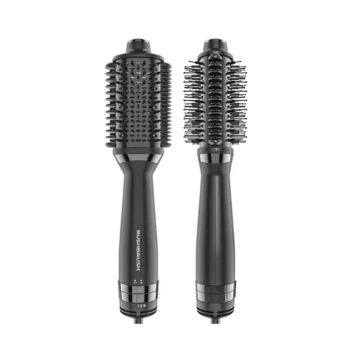 Rush Brush VS1 Hair Styling and Drying Brush Plasma - 1000 Watt - 3 Heat Levels - Black - 1445