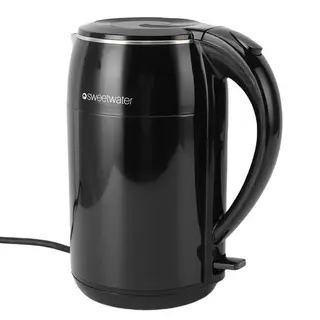 Electric Kettle 1.8L Capacity 1500W Stainless Steel Double Layer Anti Scald ASS