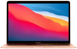 لاب توب ابل ماك بوك اير برو، معالج Apple M1، رامات 8 جيجابايت، 512 جيجابايت SSD هارد، Integrated Graphics Card، شاشة 13 بوصة، macOS، ذهبي