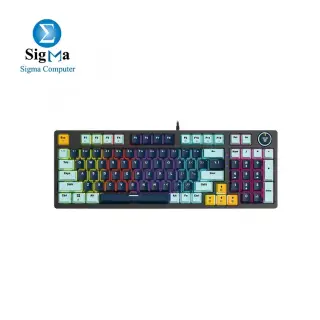 FANTECH ATOM96 MK890V2 95% Mechanical Gaming Keyboard, Hot Swap RED Switches | NAVY BLUE