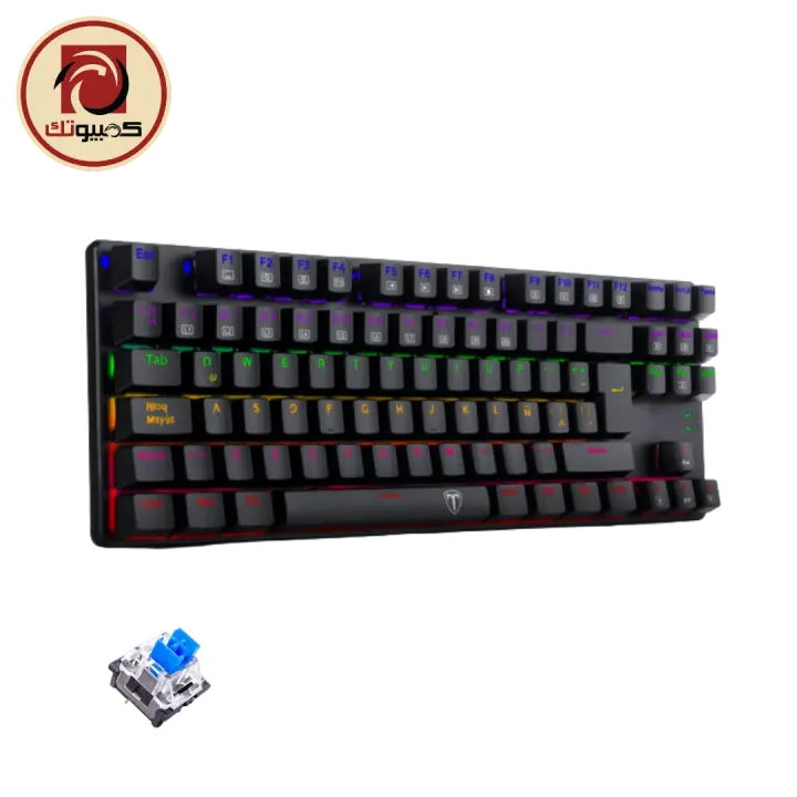 T-DAGGER Bora T-TGK313 TKL Mechanical Gaming Keyboard, Blue Switches