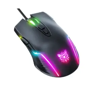ONIKUMA CW905 7200 DPI Wired Gaming Mouse with Breathing LED Colors
