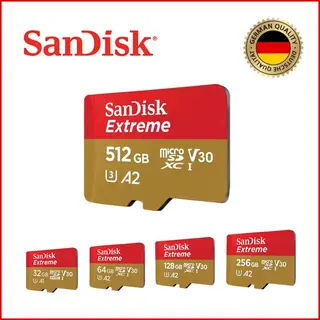 SanDisk Extreme microSD Speicherkarte Original 32GB 64GB 128GB 256GB Memory Card