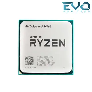 AMD Ryzen 5 3400G Quad-Core 3.7GHz Processor with Radeon Vega 11 Graphics, AM4 TRAY