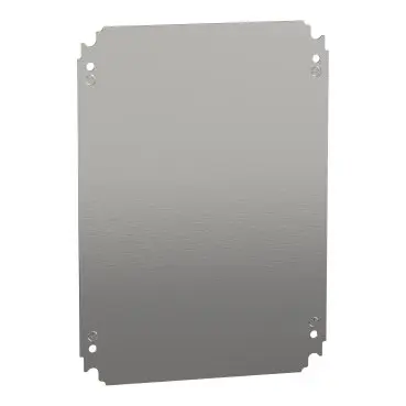 NSYMM43 | لوحة تركيب عادية H400xW300mm مصنوعة من صفائح الفولاذ المجلفنة