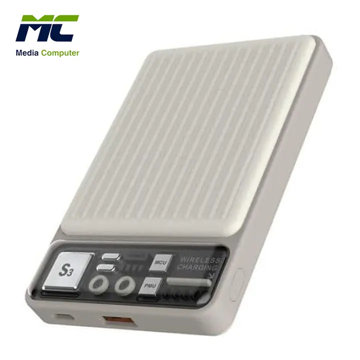 DEVIA Extreme Speed Series 22.5W Magnetic Wireless Power Bank 10000mAh S28, Ivory