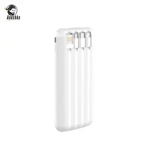 DEVIA Powerbank with 4 Cables 10,000mAh (MP32W), All-in-One Portable Charging