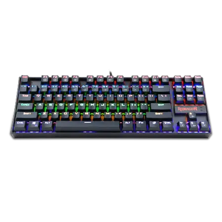 Redragon K552E KUMARA Mechanical Gaming Keyboard Blue Switch, RAINBOW