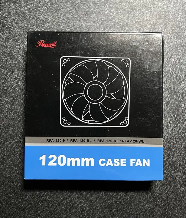 Rosewill RFA-120-K 120mm 12V Case Fan | Computer Parts & Accessories