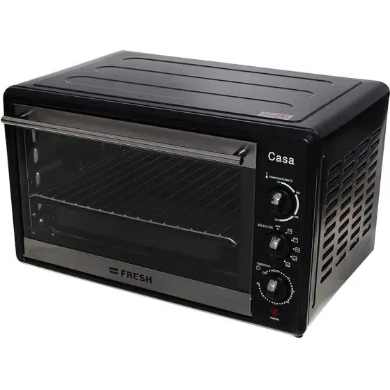 فرن فريش كهرباء كاسا بشواية45 لتر، 2000 وات، اسود, FR-4503R