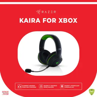 Razer Kaira Wireless Gaming Headset For Xbox Series X, Bendable Hyperclear Cardioid Mic, Triforce Titanium 50Mm Drivers,On-Earcup Audio Controls, Xbox Wireless, Rz04-03480100-R3M1