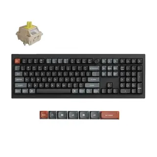 Keychron V6 Ultra 8K Kabellose Mechanische Tastatur Silk POM Switch - Banana