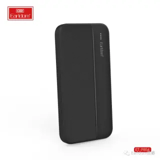 Earldom ET-PB54 Wired Power Bank, 10000 mAh, 3 Port, Black