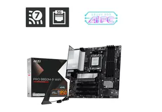 MSI PRO B850M-P WIFI AMD AM5 Motherboard
