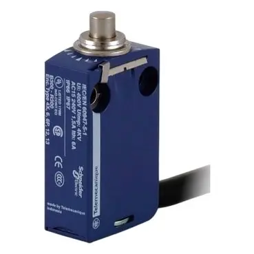 XCMD2110L1 | مفتاح الحد، مفاتيح الحد XC Standard، XCMD، مكبس طرفي معدني، 1NC+1 NO، مشبك، 1 م