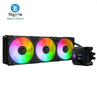 MSI MPG CORELIQUID D360 ARGB 360mm AIO Liquid CPU Cooler with IPS Display