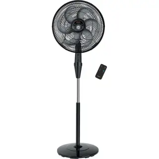 Tefal stand fan with mosquito repellent system with remote - 16 inches - Black VG4135