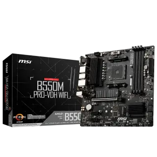 MSI B550M PRO-VDH WIFI ProSeries AMD AM4 Motherboard